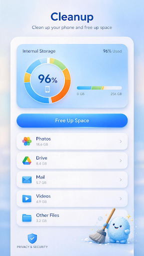 Phone Cleaner: Freeup Storage app screenshot